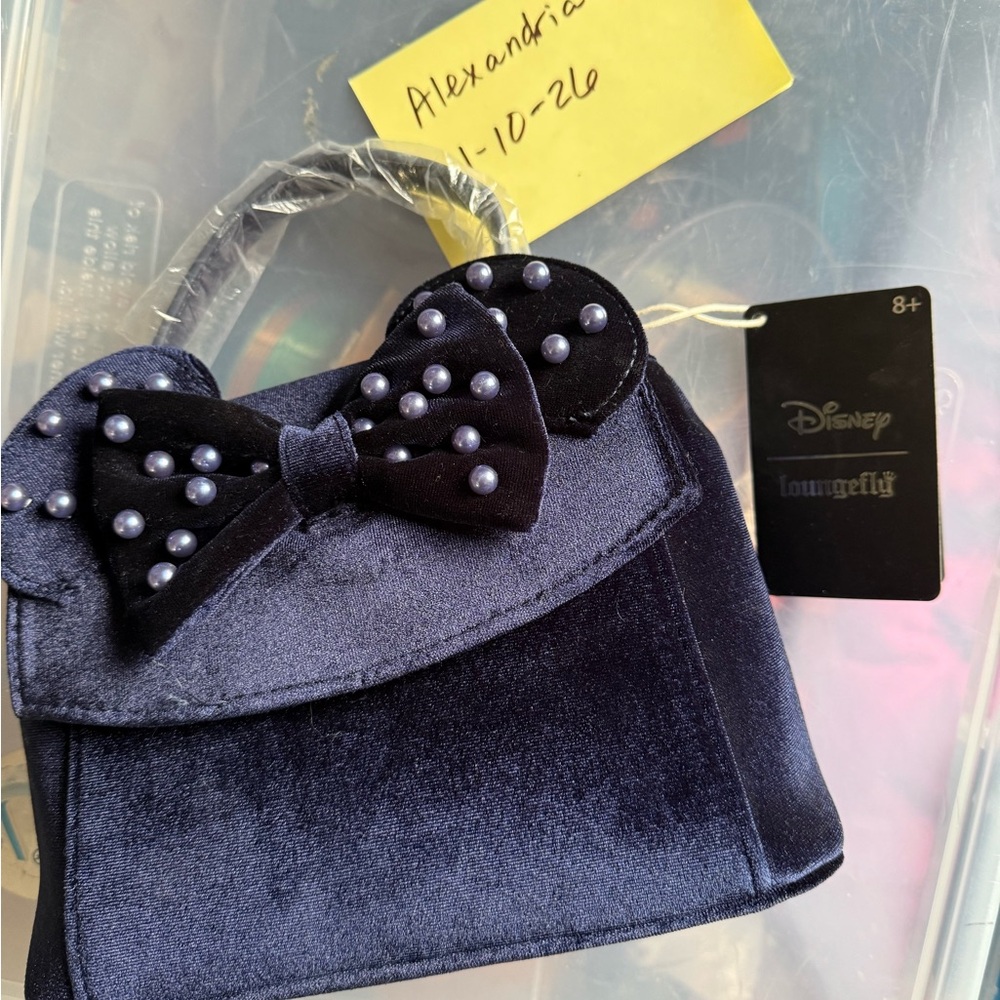 Loungefly Kids Velvet Bag - Deep Blue